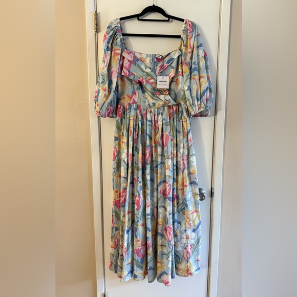 Bathsheva x Laura Ashley Tulip Fells Dress - Picture 3 of 7